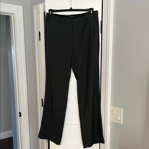 Banana Republic Black and White Herringbone Trousers